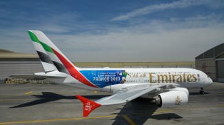 Emirates Showcases New Rugby World Cup Livery