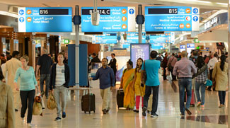 Dubai International Airport is moving passengers faster