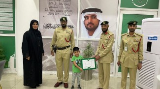Five Year Old Boy Rewarded By Dubai Police