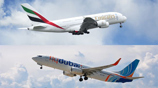 More routes and more choices with Emirates and flydubai!  