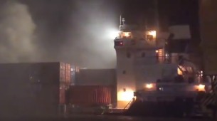 Explosion At Jebel Ali Port