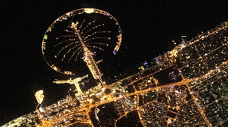 Sultan Al Neyadi Shares Image Of Dubai At Night