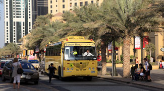 Low occupancy rate of Dubai school buses increases traffic congestion