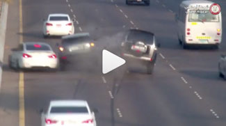 Abu Dhabi Police Have Shared This Horrifying Video Of A Car Accident