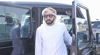 Sheikh Hamdan Attends Camel Race Festival