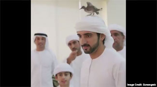 Check Out This Adorable Video of Sheikh Hamdan and His Unlikely Buddy