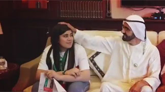 WATCH: Sheikh Mohammed Meets The Teenager Football Fan