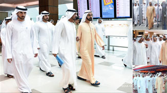 Sheikh Mohammed And Sheikh Hamdan Made A Surprise Visit To Dubai International Airport