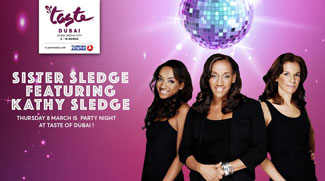 Sister Sledge To Headline Taste Of Dubai